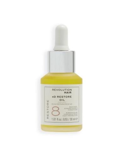 Revolution Haircare 8 4D Restore Oil 30Ml Hiusöljy White Revolution Ha...