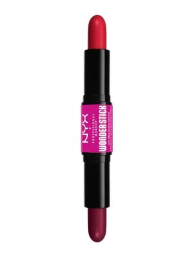 Wonder Stick Dual-Ended Cream Blush Stick Poskipuna Meikki Red NYX Pro...