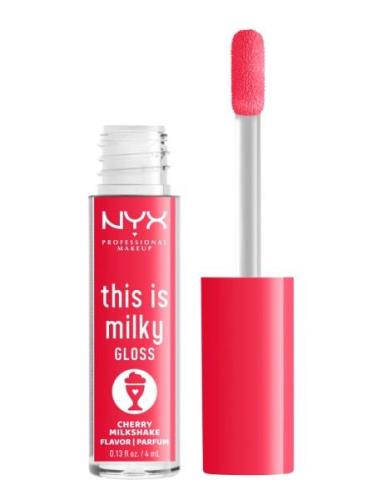 This Is Milky Gloss Huulikiilto Meikki Pink NYX Professional Makeup