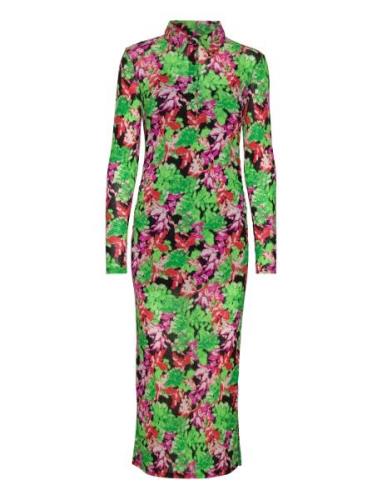 Dress Billie Aop Polvipituinen Mekko Multi/patterned Lindex