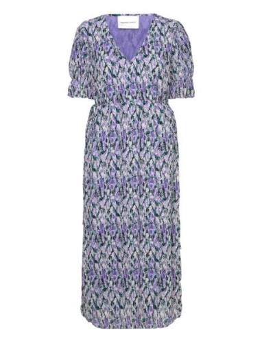 Noa Dress Polvipituinen Mekko Purple Fabienne Chapot