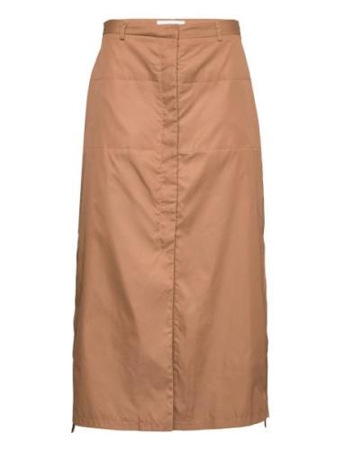 Cayla Skirt Pitkä Hame Brown Soulland