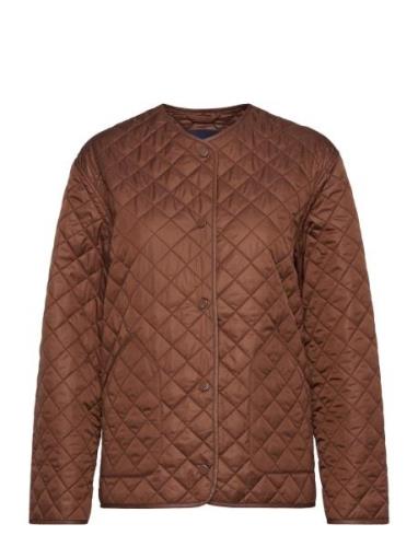 D2. Quilted Jacket Tikkitakki Brown GANT