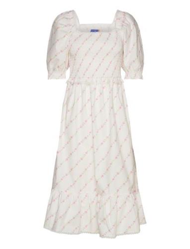 Alaiacras Dress Polvipituinen Mekko White Cras