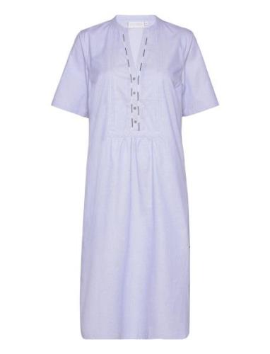 Long Shirt Dress Polvipituinen Mekko Blue Coster Copenhagen