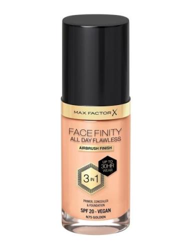 All Day Flawless 3In1 Foundation 75 Golden Meikkivoide Meikki Max Fact...