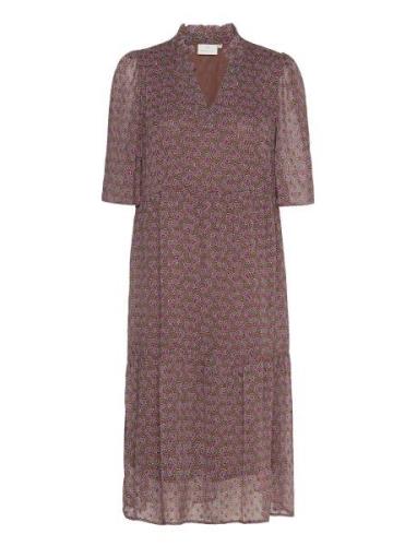 Kacatalina Dress Polvipituinen Mekko Purple Kaffe