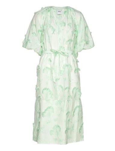 Cristy - Blooming Fringes Polvipituinen Mekko Green Day Birger Et Mikk...