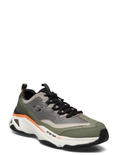 Mens Energy Racer Matalavartiset Sneakerit Tennarit Khaki Green Skeche...