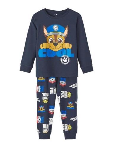 Nmmjabur Pawpatrol Nightset Noos Cplg Pyjamasetti Pyjama Navy Name It