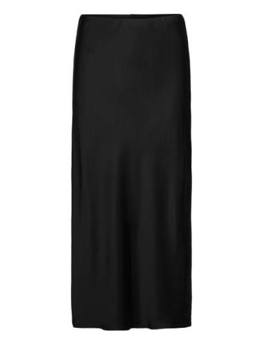 Kamia Midi Skirt Polvipituinen Hame Black Minus