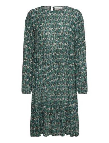 Kakarina Amber Dress Polvipituinen Mekko Green Kaffe