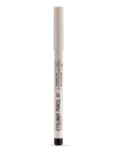 Eyeliner Pencil 01 Eyeliner Rajauskynä Meikki Black Ecooking