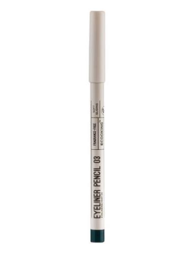 Eyeliner Pencil 03 Eyeliner Rajauskynä Meikki Blue Ecooking