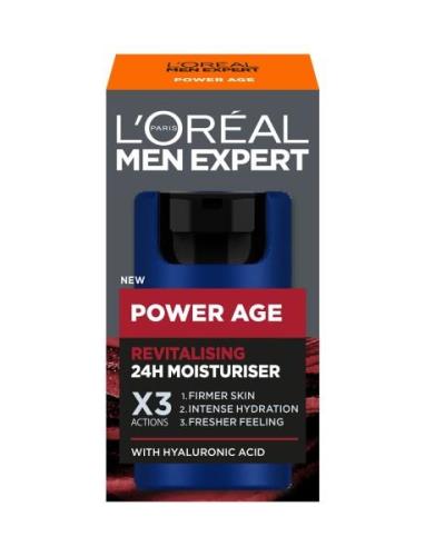 Men Expert Power Age Revitalizing Moisturizer 50Ml Kosteusvoide Kasvov...