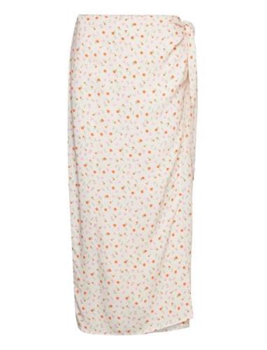 Enmallorca Skirt Aop 7014 Polvipituinen Hame White Envii