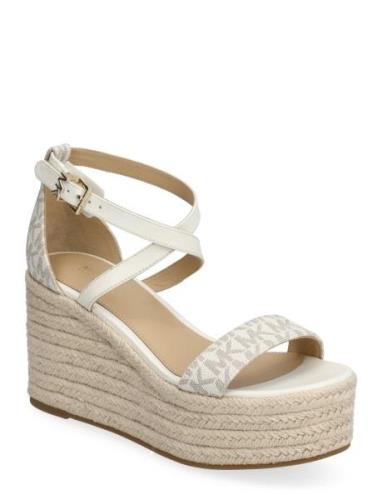 Serena Wedge Espadrille Korolliset Sandaalit Espadrillot Cream Michael...