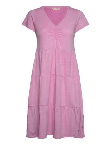 Freya Dress Polvipituinen Mekko Pink ODD MOLLY