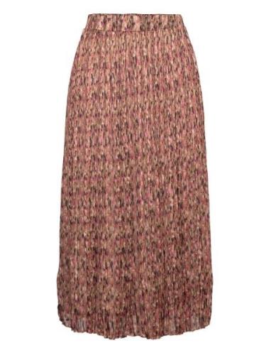 Ladies Skirt Polvipituinen Hame Brown Garcia