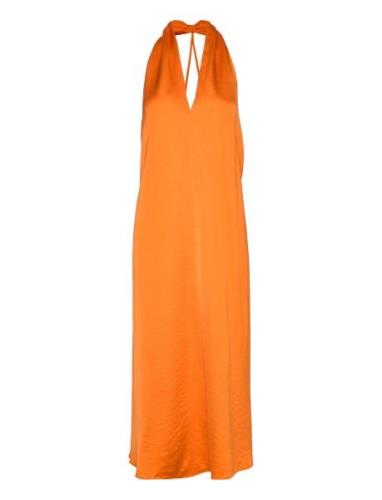 Cille Dress 14773 Polvipituinen Mekko Orange Samsøe Samsøe