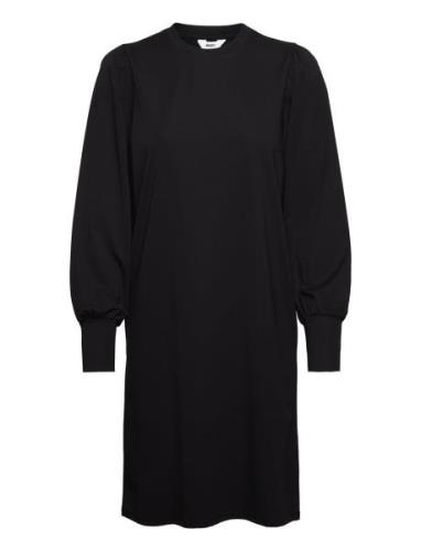 Objcaroline L/S Dress Polvipituinen Mekko Black Object