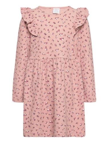 Dress Waffle Quality Aop Flowe Dresses & Skirts Dresses Casual Dresses...