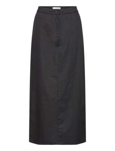 Slfmary Mw Maxi Skirt D2 Pitkä Hame Black Selected Femme