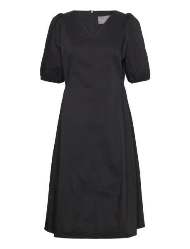 Cuantoinett Ss Dress Polvipituinen Mekko Black Culture