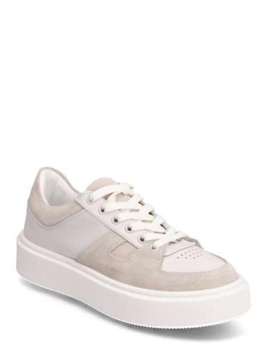 Away W Leather Shoe Matalavartiset Sneakerit Tennarit Beige Sneaky Ste...