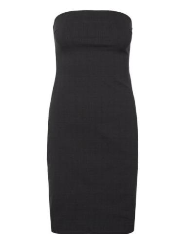 Vmmathilde Sl Tight Abk Dress D2 Polvipituinen Mekko Black Vero Moda