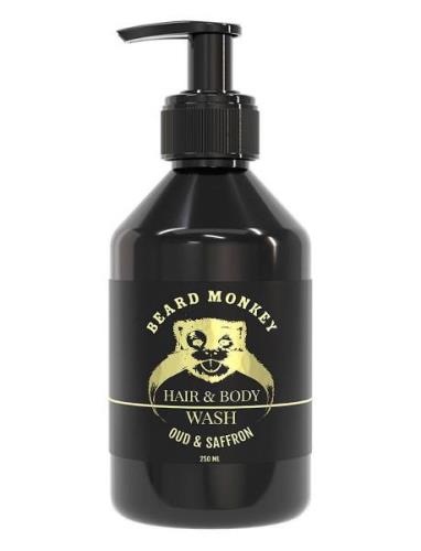 Hair & Body Wash Oud & Saffron Suihkugeeli Nude Beard Monkey