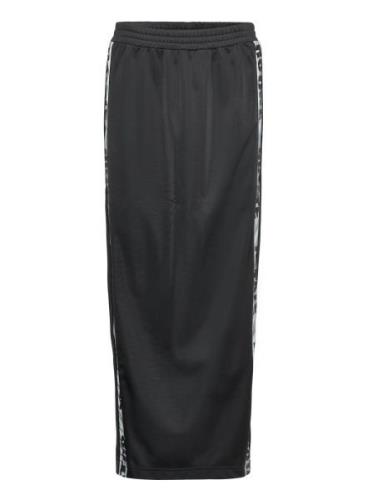 Maxi Straight Slit Skirt Pitkä Hame Black ROTATE Birger Christensen