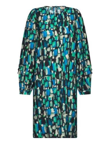 Fqmalona-Dress Polvipituinen Mekko Blue FREE/QUENT