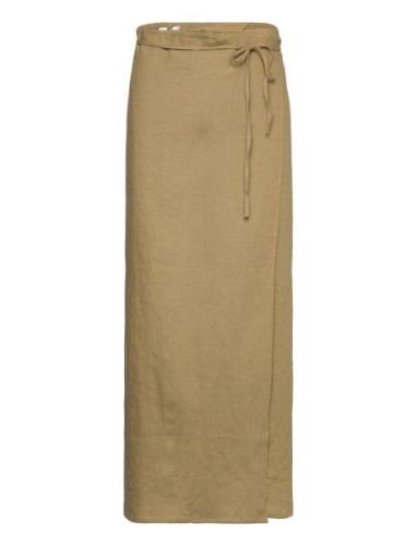 Safinars Skirt Pitkä Hame Khaki Green Résumé