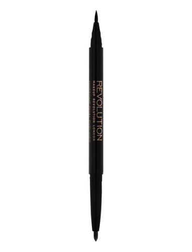 Revolution Felt And Kohl Dual Eyeliner Eyeliner Rajauskynä Meikki Blac...