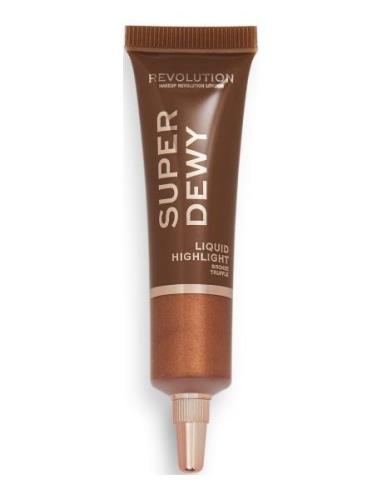 Revolution Superdewy Liquid Highlighter Bronze Truffle Poskipuna Meikk...