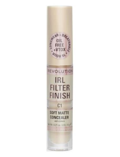 Revolution Irl Filter Finish Concealer C1 Peitevoide Meikki Makeup Rev...