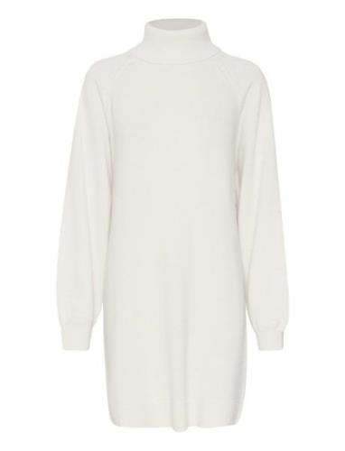 Manzigz Wool Dress Lyhyt Mekko White Gestuz