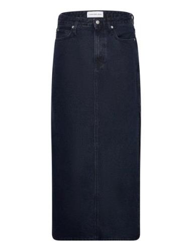 Maxi Skirt Pitkä Hame Blue Calvin Klein Jeans