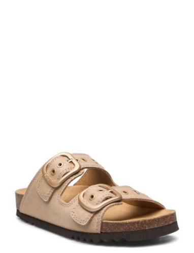 Sl Noelle Suede Sand Matalapohjaiset Sandaalit Beige Scholl