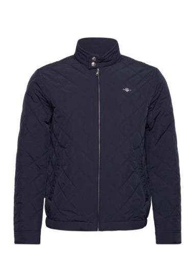 Quilted Windcheater Ohut Takki Navy GANT