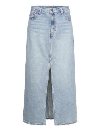 Ankle Column Skirt Please Hold Polvipituinen Hame Blue LEVI´S Women