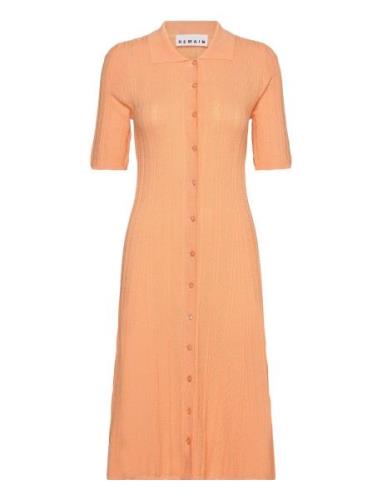 Short Polo Dress Polvipituinen Mekko Orange REMAIN Birger Christensen