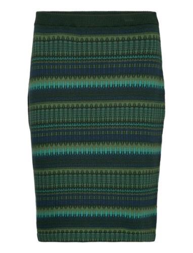 Margery Skirt Green Polvipituinen Hame Green Jumperfabriken