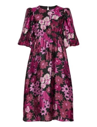 Annie Dress Polvipituinen Mekko Pink Fabienne Chapot