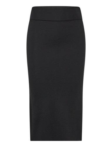 Skyler Merino Skirt Polvipituinen Hame Black Ella&il