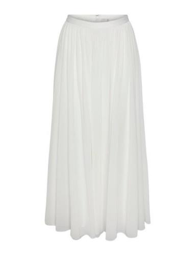 Yasmistra Hw Maxi Skirt S. - Celeb Pitkä Hame White YAS