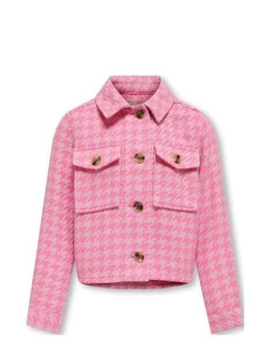 Kogkimmie Short Jacket Otw Ohut Takki Kuoritakki Pink Kids Only