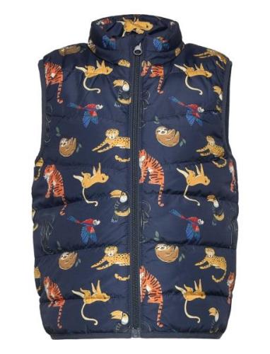 Nmmmylane Vest Mix Animals Toppaliivi Navy Name It