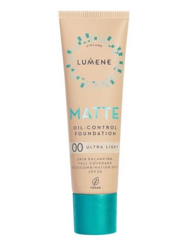 Matte Oil-Control Foundation Spf20 Meikkivoide Meikki LUMENE